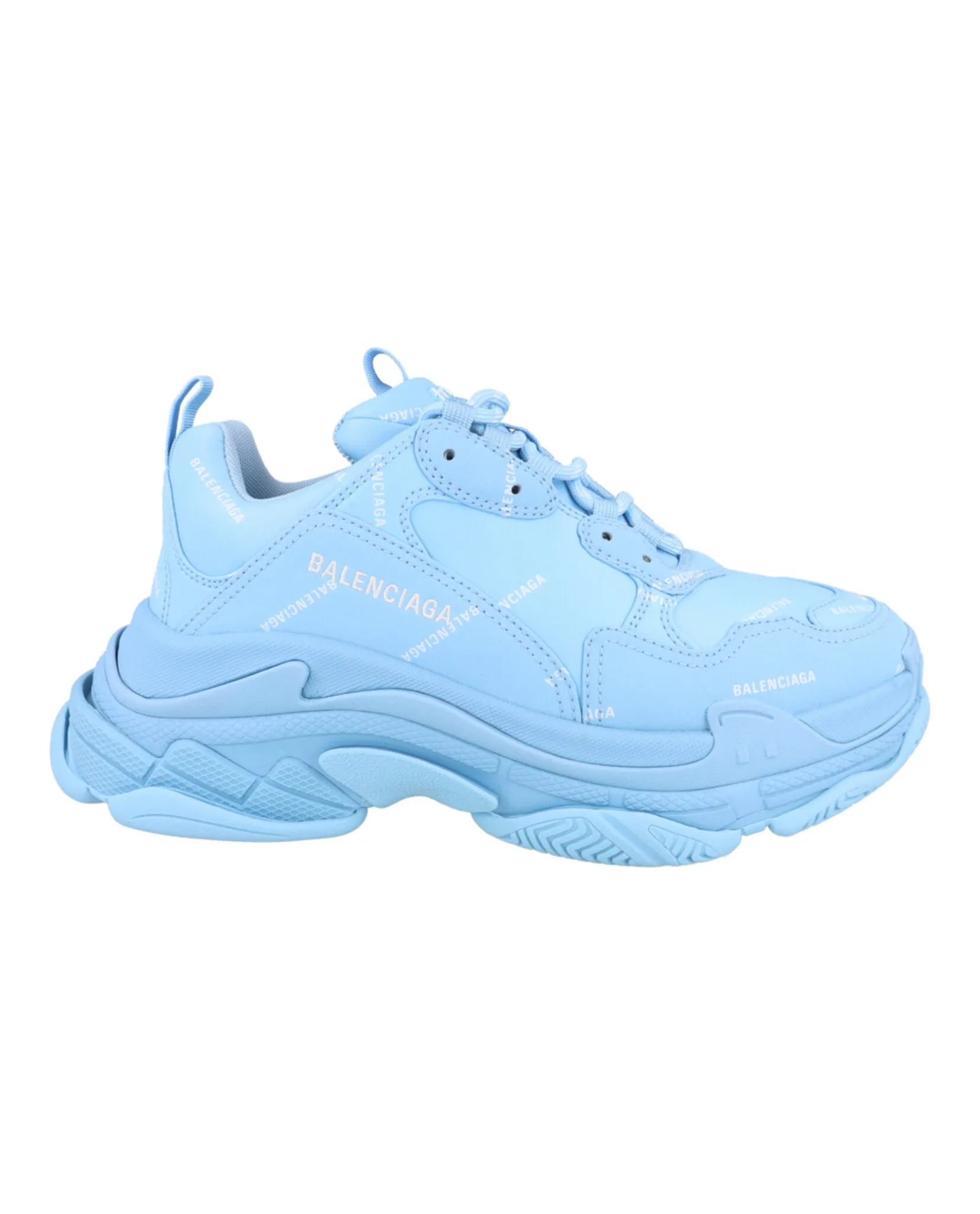 Raffia Sneakers Balenciaga Triple S Allover Logo Sneaker Mens 536737-W2FA1-4090