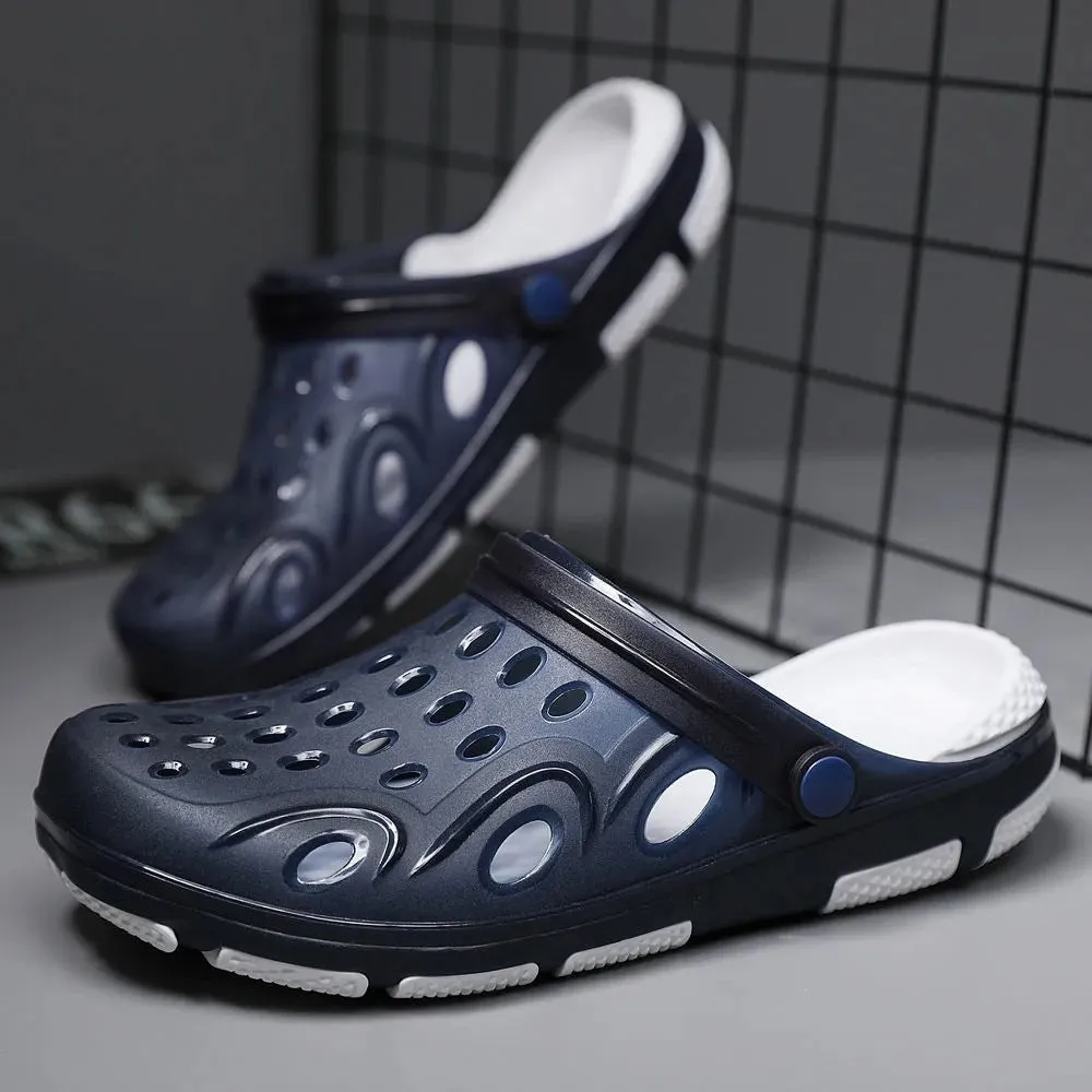 Baotou Sandals Outdoor Wear Half Drag Beach Shoes Men Sandals Low Heels