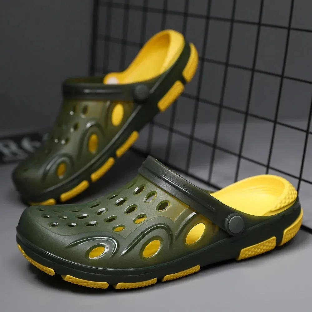 Bridal Sandals Wedding Baotou Sandals Outdoor Wear Half Drag Beach Shoes Men