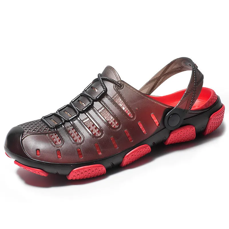Sale Teva Sandals Baotou Sandals Outdoor Wear Half Drag Beach Shoes Men