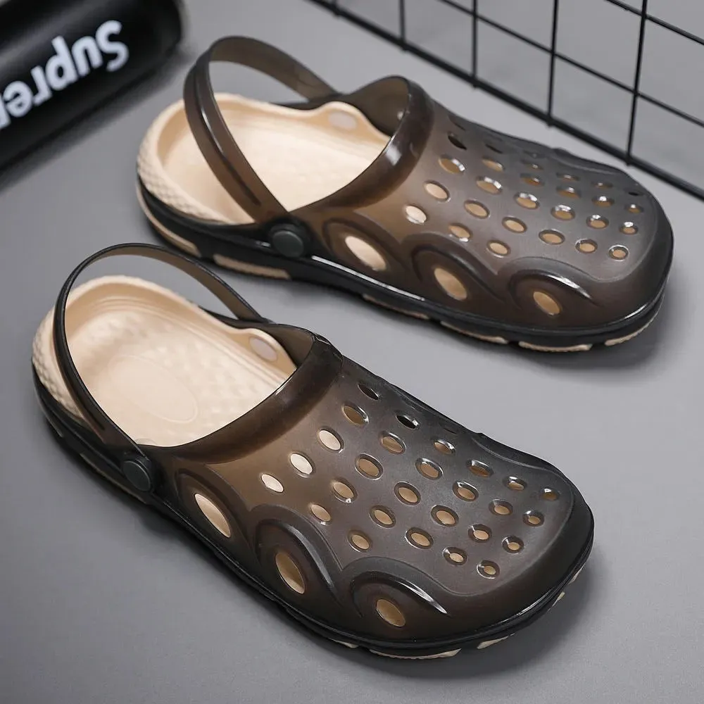 Designer Beach Sandals Baotou Sandals Outdoor Wear Half Drag Beach Shoes Men