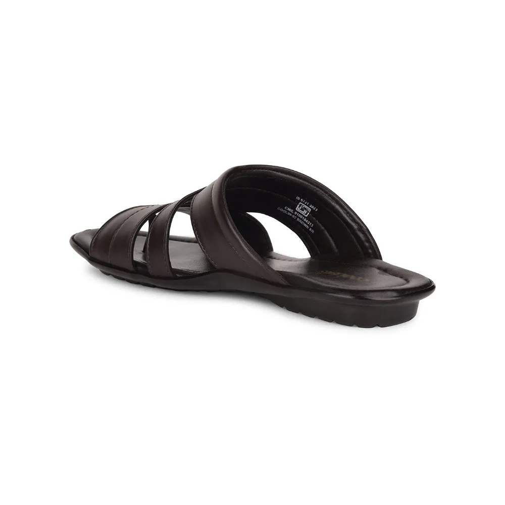 Coolers Casual Brown Toe Ring Slippers For Men COOL99-92 By Liberty Birdies Slippers