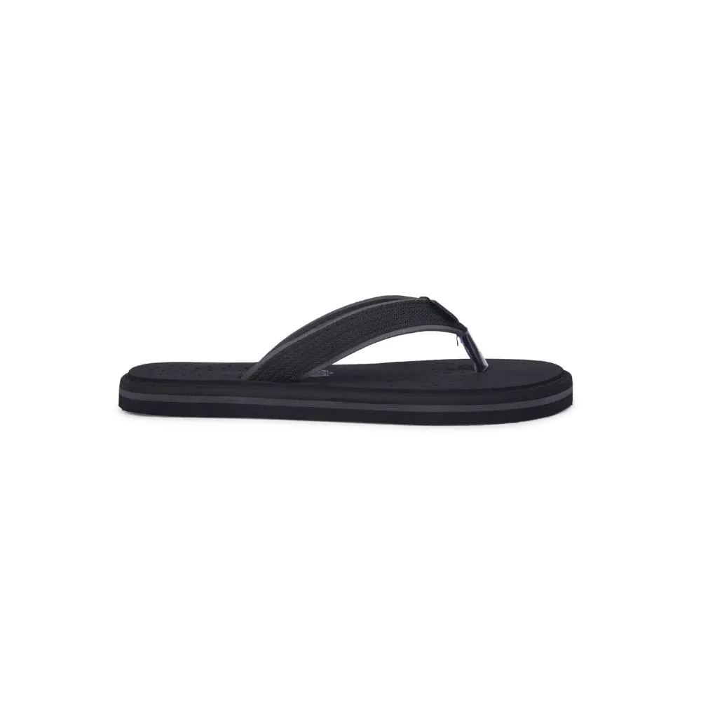 A-HA Casual Black Flip Flop For Men CFL-1 By Liberty High Heel Slides