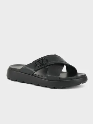 Men "TIROSH" Crossover Casual Slippers Best Slides