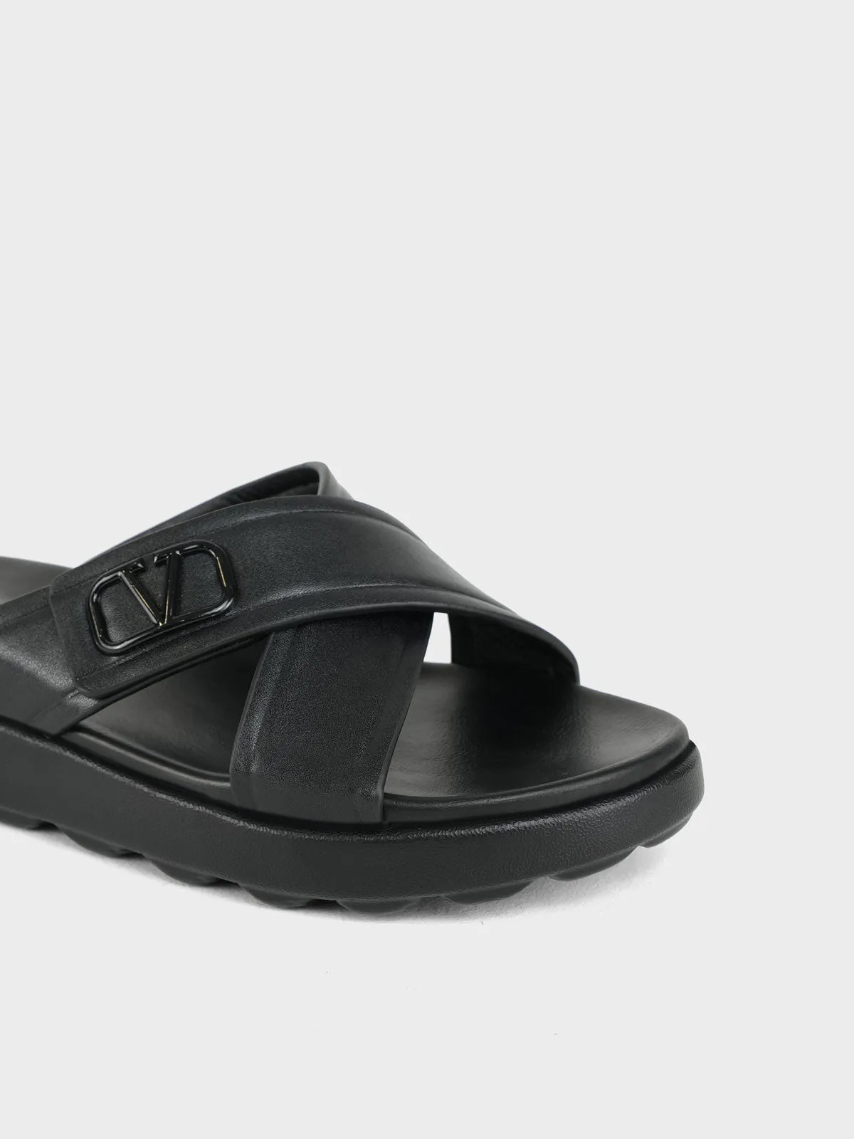 Crocs Fur Slippers Men "TIROSH" Crossover Casual Slippers