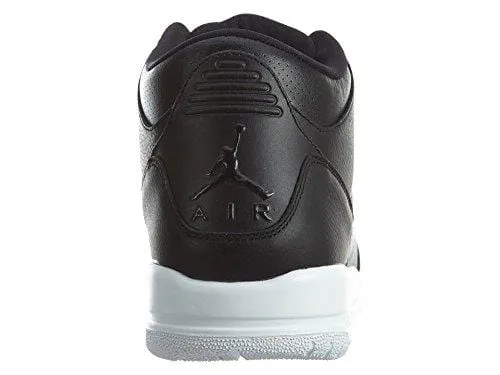 Asics Tennis Shoes Apc Nike Air Jordan 3 Retro Bg Boys Basketball Shoes (6.5Y, Black/Black/White)