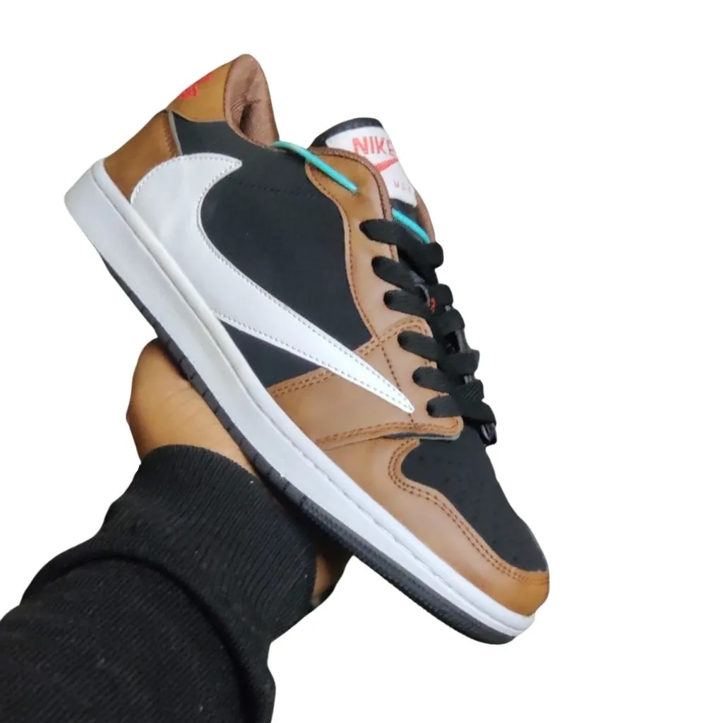 Rose Sneakers Jordan Retro 1 Low Fragment Sneakers Shoes For Men