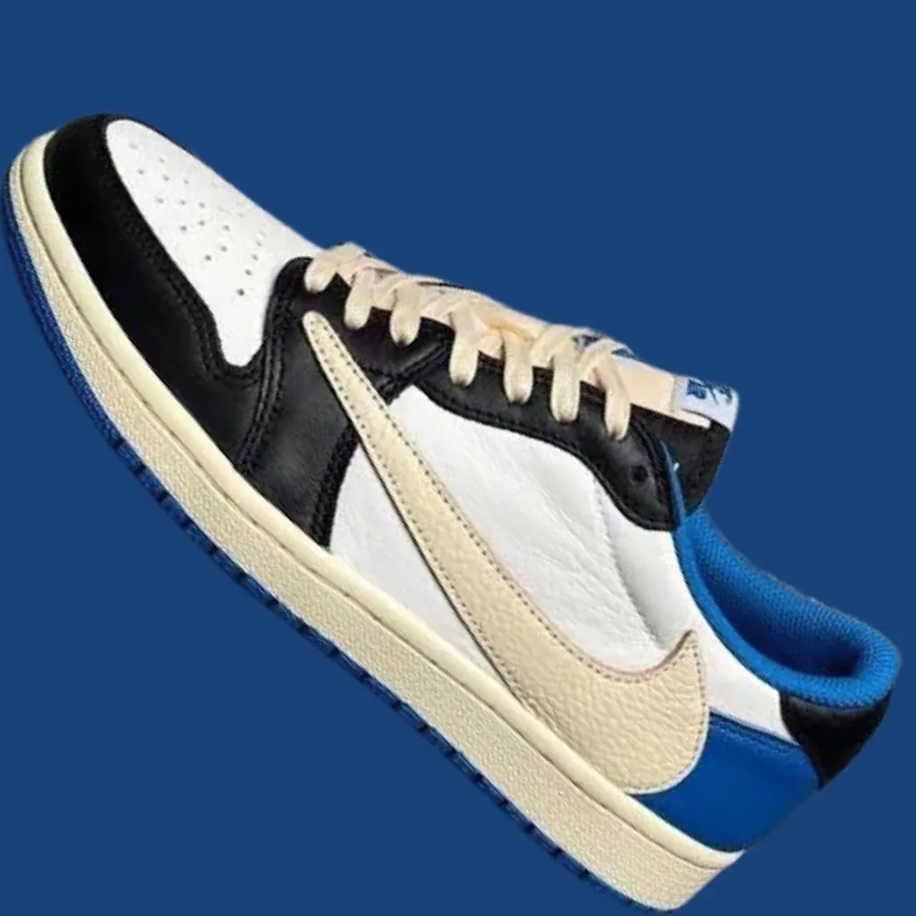 Sneakers P448 Sale Jordan Retro 1 Low Fragment Sneakers Shoes For Men
