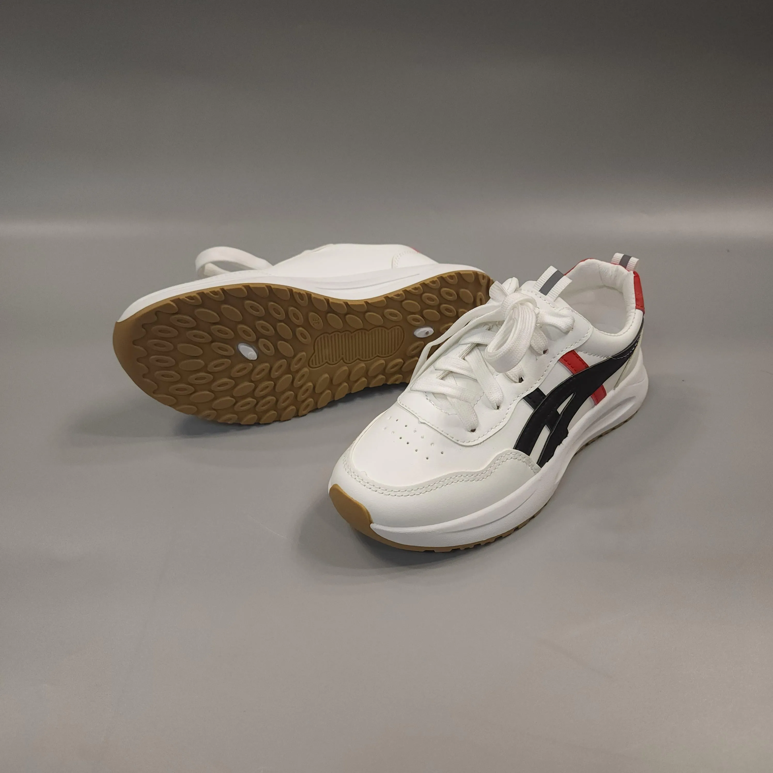 Childrens Sneakers Black Red Sneakers