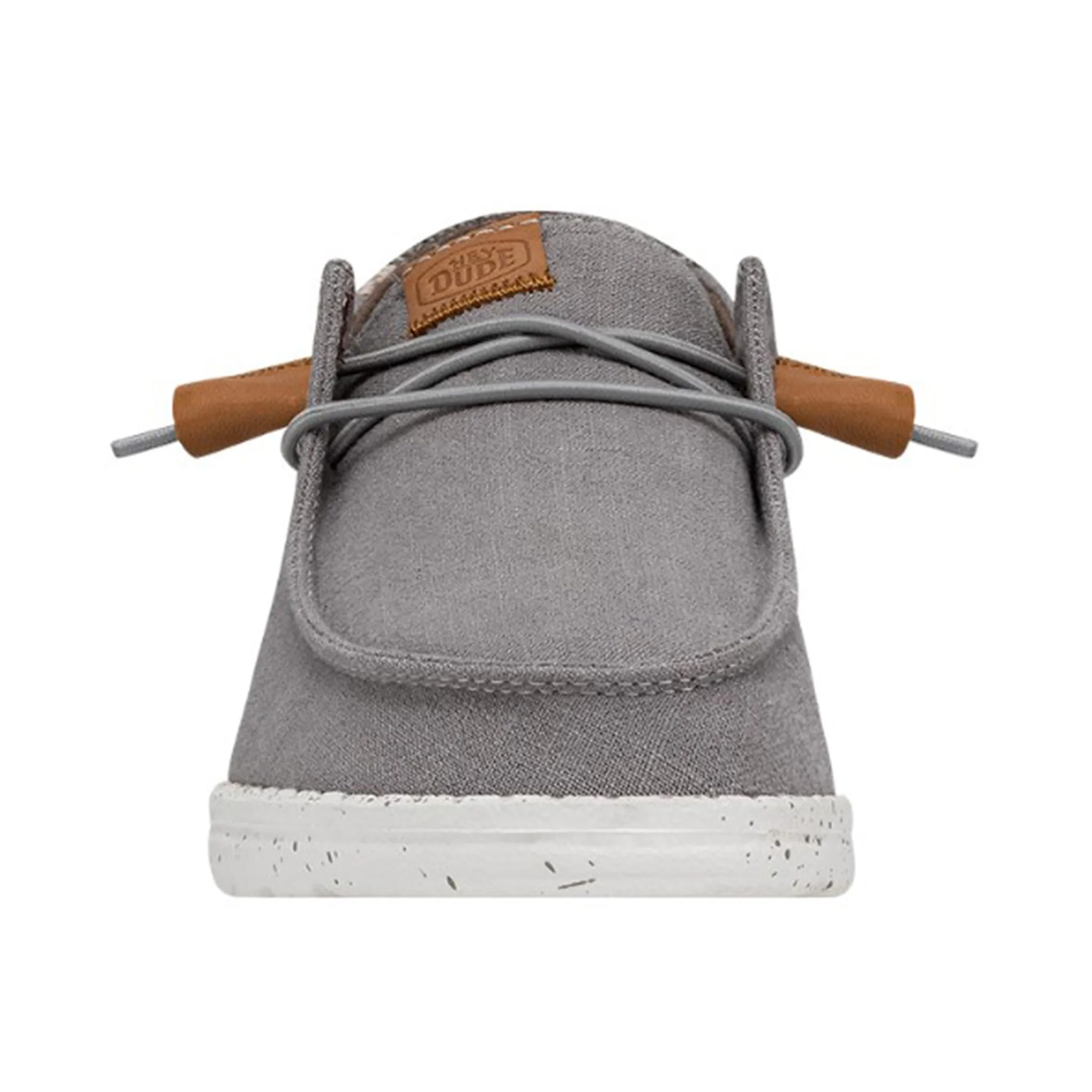 Hey Dude Wendy Washed Canvas Grey Slip Ons Hands Free Slip On