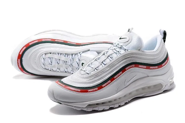 Kayano Asics Running Shoes Nike Air Max 97 x Undefeated White Men Shoes Sale Size US 7-11