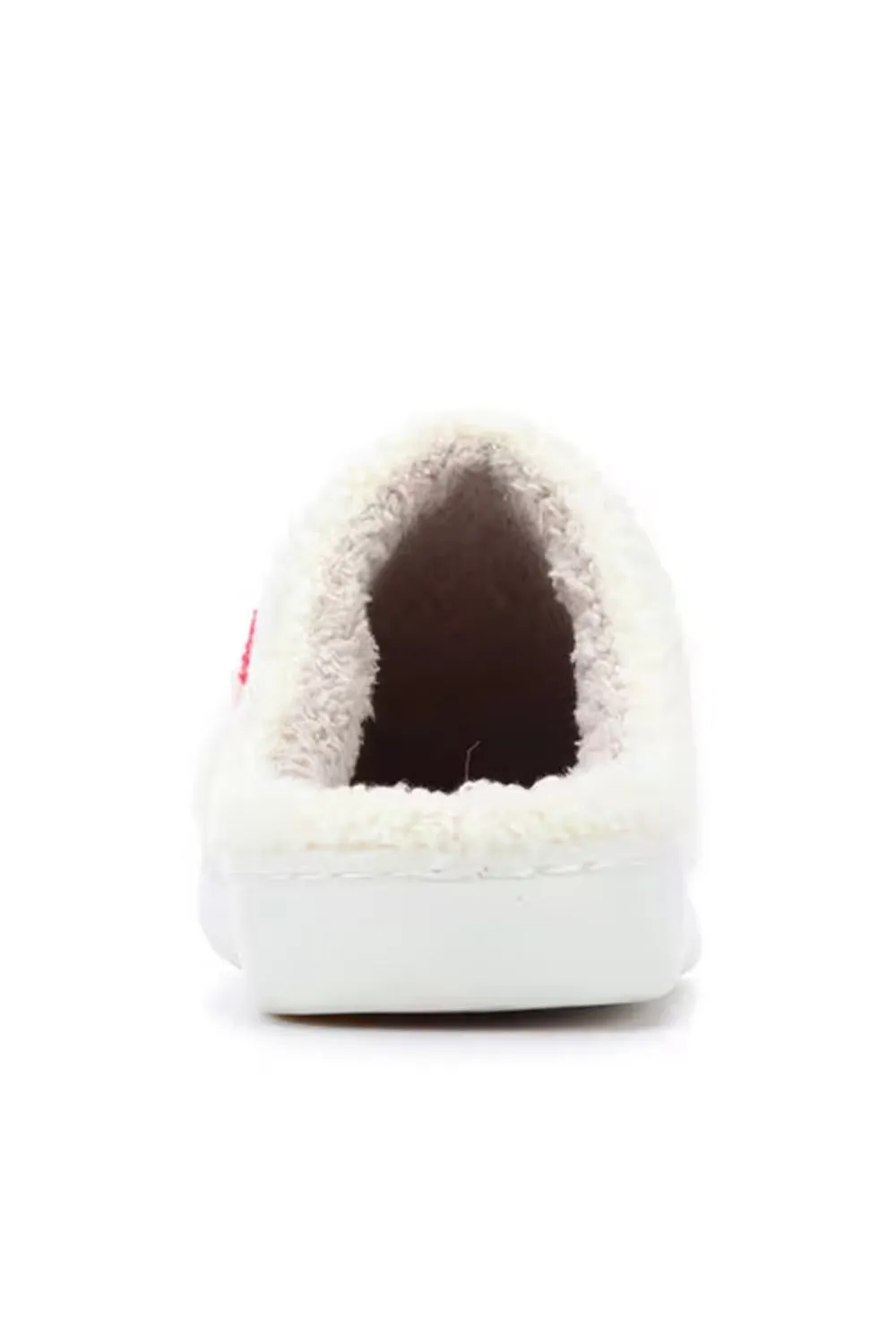 Dream Toe Slippers MIA Cozi Red Heart Slippers for Women in Red/White | GS1412401-REDHEART