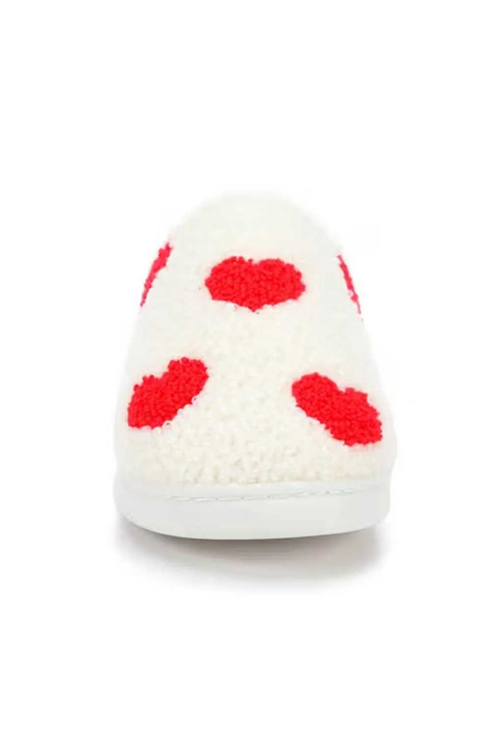 MIA Cozi Red Heart Slippers for Women in Red/White | GS1412401-REDHEART Slides Look Alike