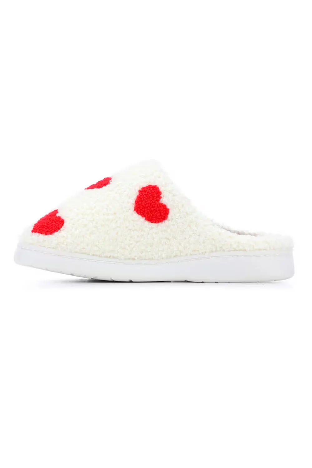 Ergofoot Slippers MIA Cozi Red Heart Slippers for Women in Red/White | GS1412401-REDHEART