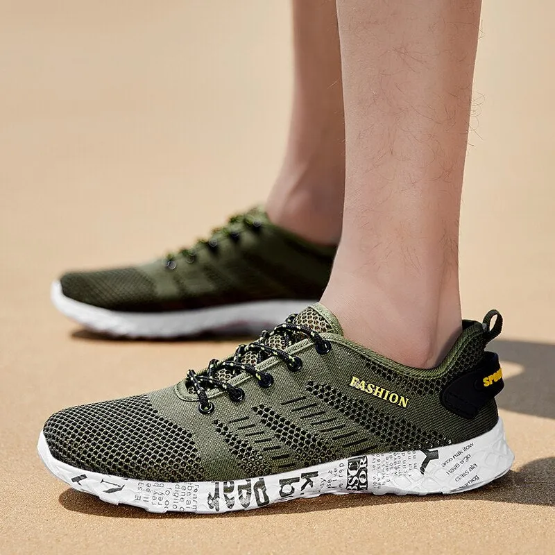 BoldFootsteps - Aqua Air Mesh Shoes Race Running Shoe