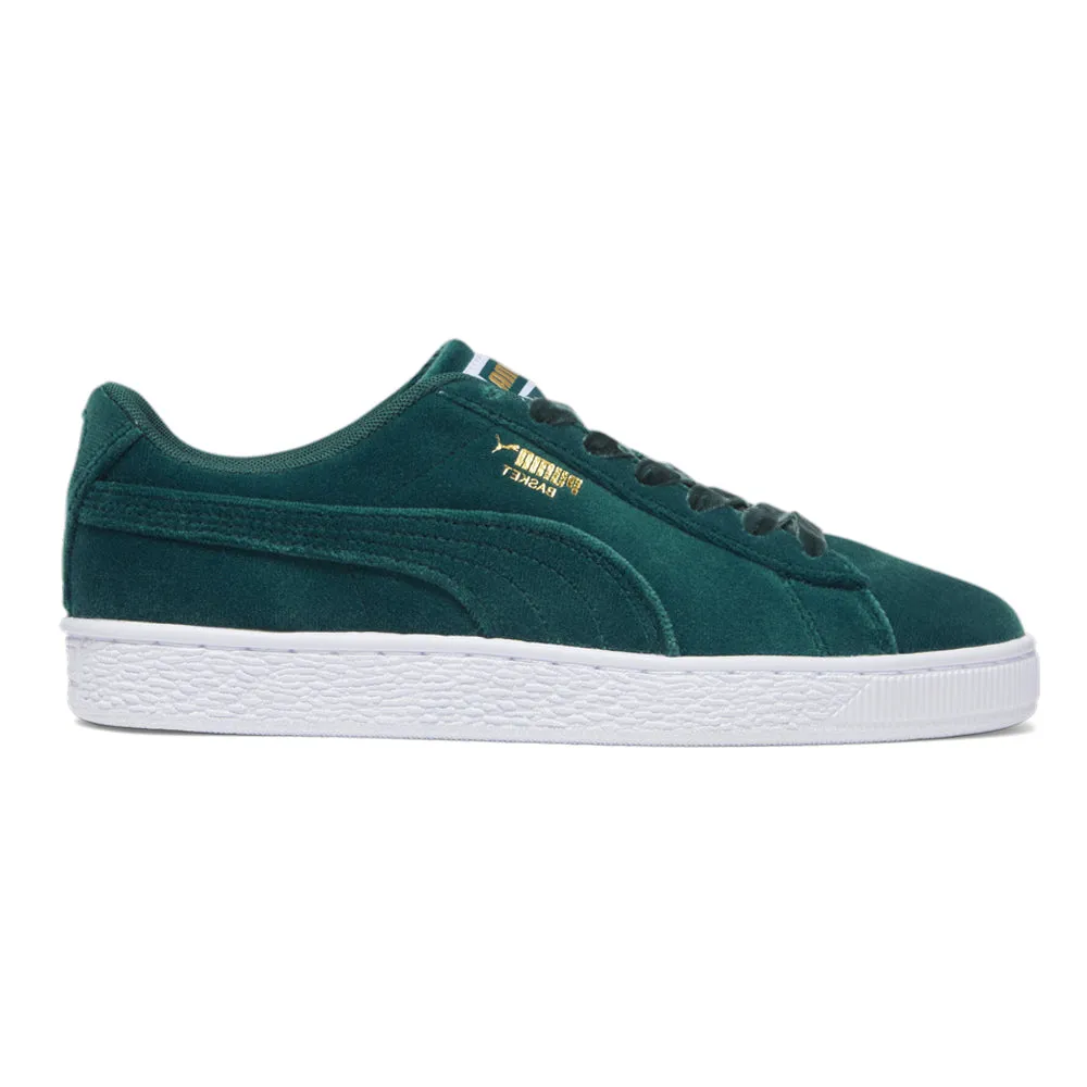 Puma House Of Hackney Shoes Basket Classic Velvet Lace Up Sneakers