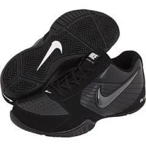 Nike Mens Air Baseline Low Basketball Shoes-Black/Black-White-13 Asics Turf Shoes
