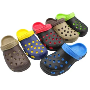 Fashion Male Men's Sandals Anti-Slip Hole Slippers Outdoor Home Garden Shoes Mules & Clogs Breathable Beach EVA Shoes O531 Pluffi Slippers Review