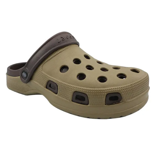 House Slippers With Fur Fashion Male Men's Sandals Anti-Slip Hole Slippers Outdoor Home Garden Shoes Mules & Clogs Breathable Beach EVA Shoes O531