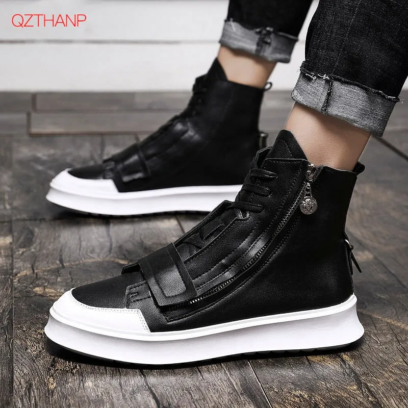 Chaussures bottines luxe chic homme Driving In Work Boots