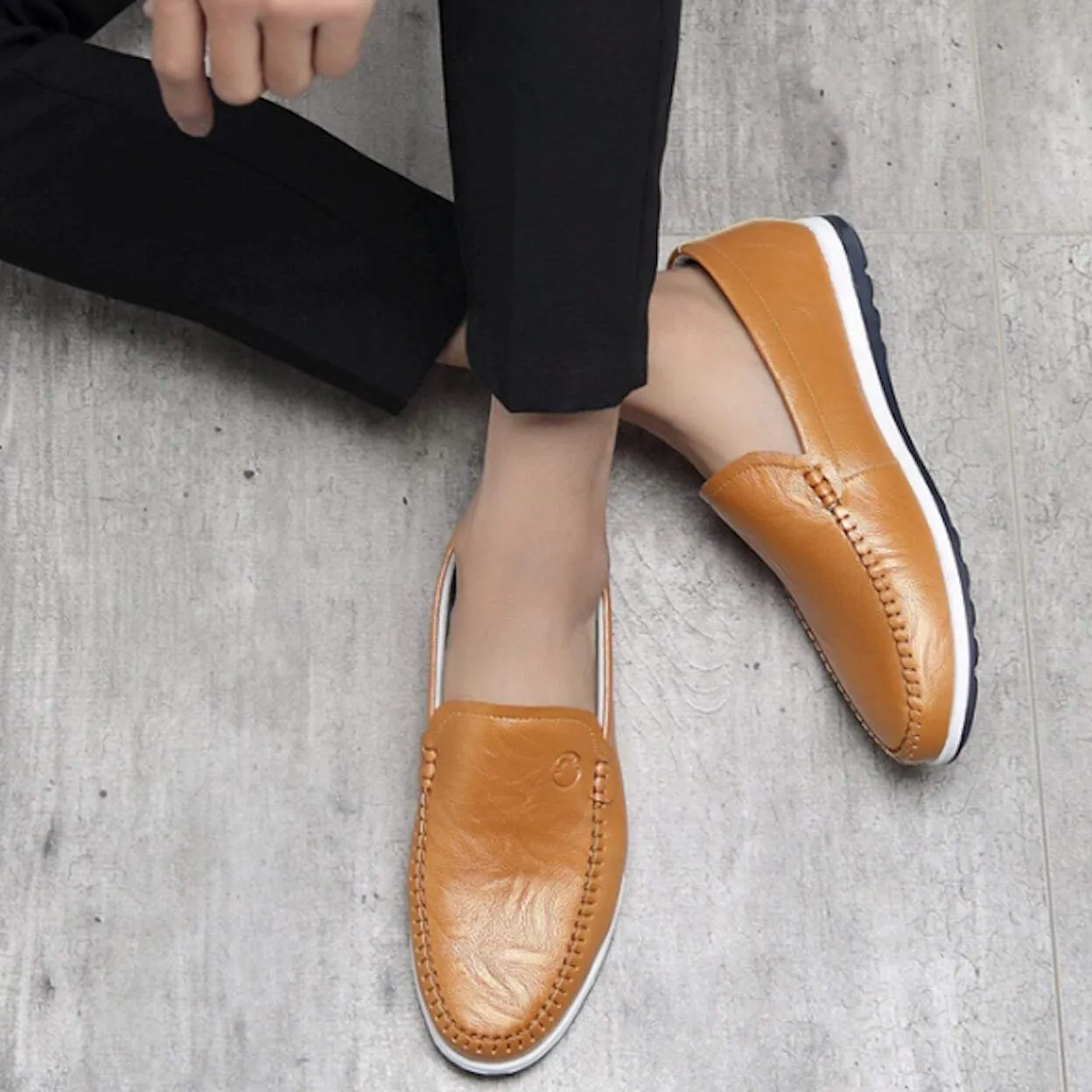 Mens Casual Loafer Shoes Non Slip Loafers