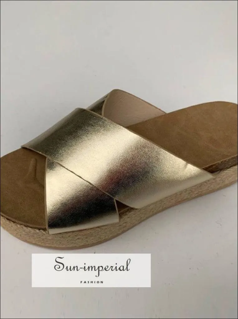 Animal Print Flip Flops Brown Summer Women Slippers Open Toe Platform Casual Shoes each Ladies Outdoor Flip Flops X Shape