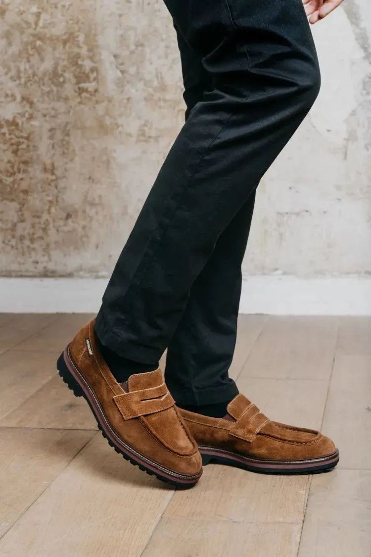 Slip-on Bowling Shoes Buck - Brown