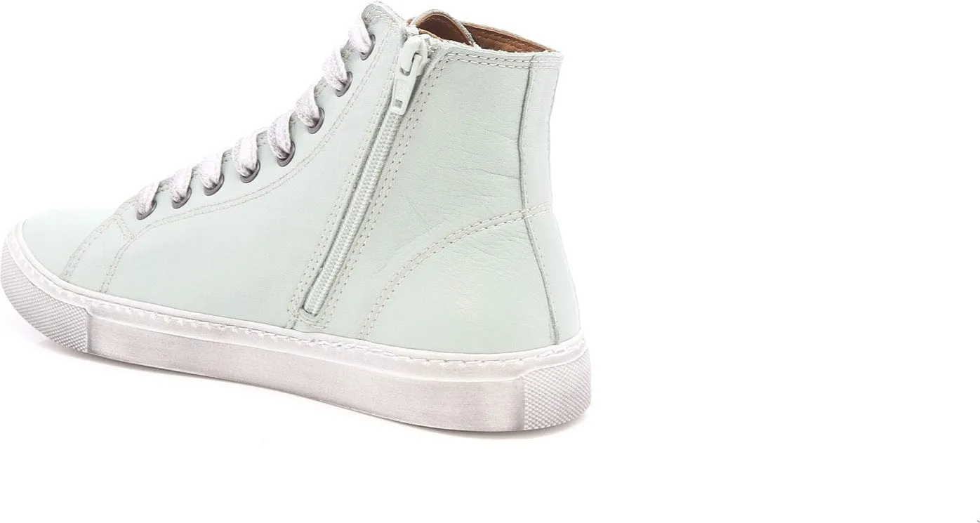 Bueno Women's Riley Sneakers- Green Vintage Check Sneakers