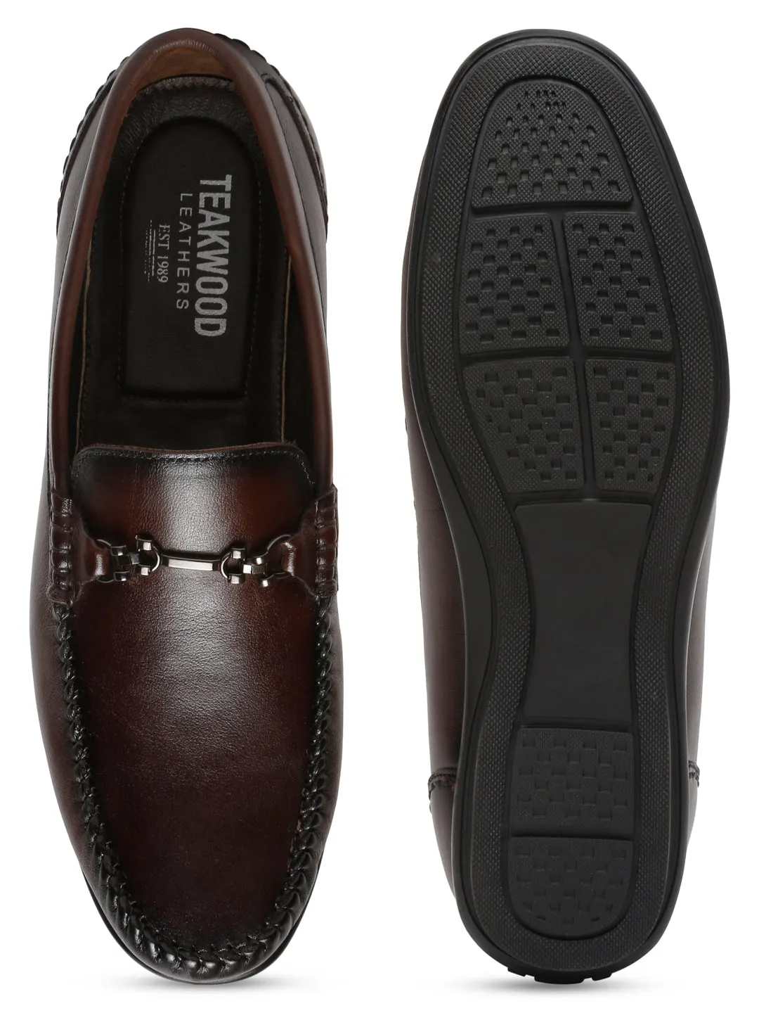 Men Classic Brown Leather Loafers shoes Anne Klein Suede Loafers