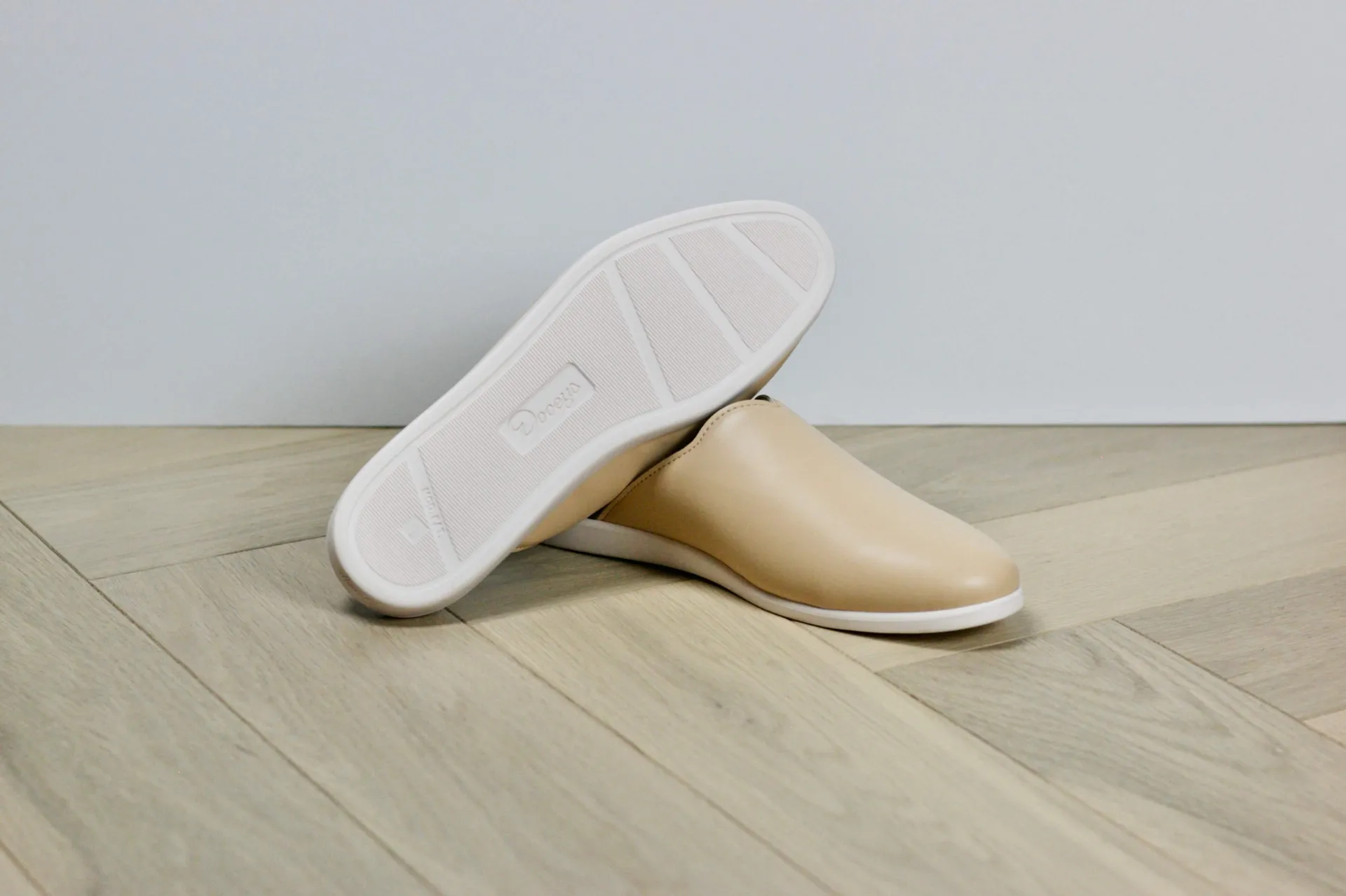House Mules | Honey Beige Happy Slippers