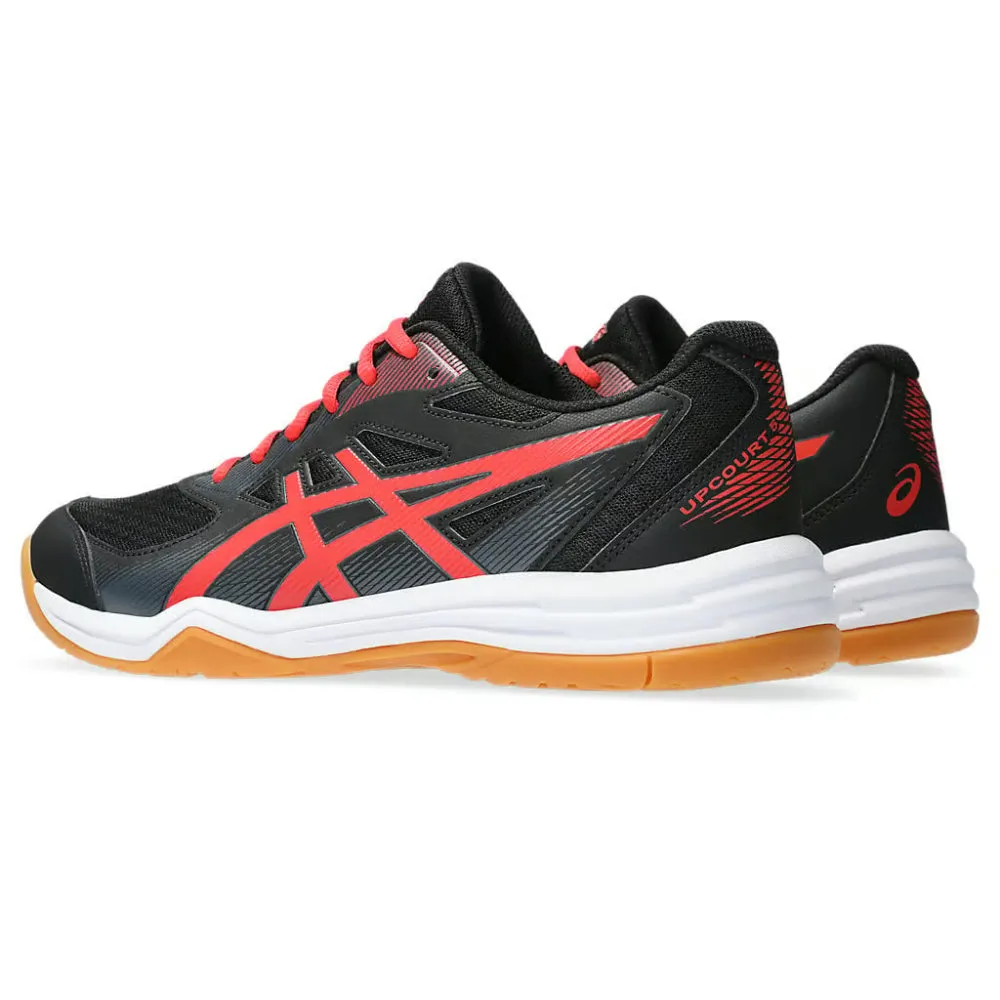 Asics Shoes True To Size ASICS Men's Upcourt 5 Badminton Shoe (Black/Classic Red)