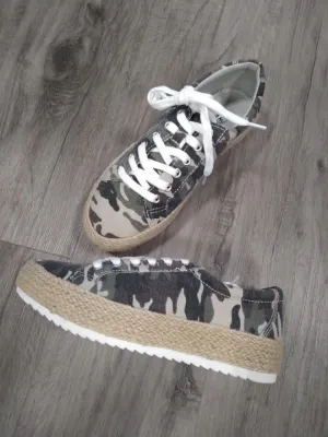 Very G Camo Oxford Sneakers Dance Sneakers For Zumba