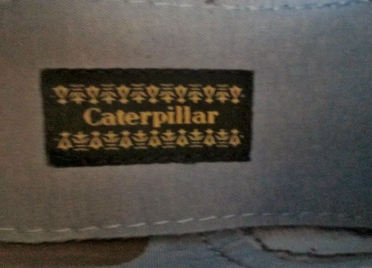 Casual Leather Loafers Mens CATERPILLAR Leather WINGTIP OXFORD Loafers Shoes 11 BURGUNDY BROWN