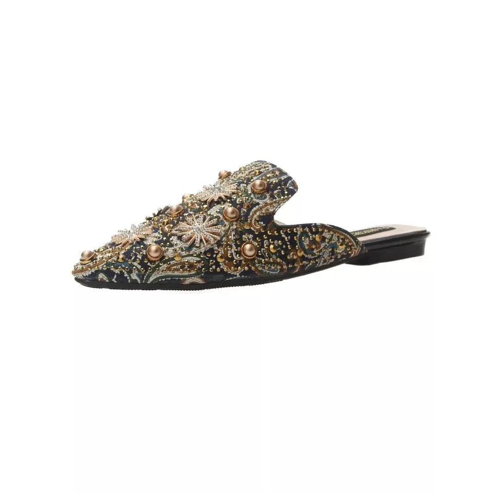 Flip Flops With Hearts Amozae- Amozae 2025 Luxury Women Mules Ladies Summer Chinese Slippers Women Shoes 2019 New Low Heels Flat Casual Shoes Woman Flip Flops