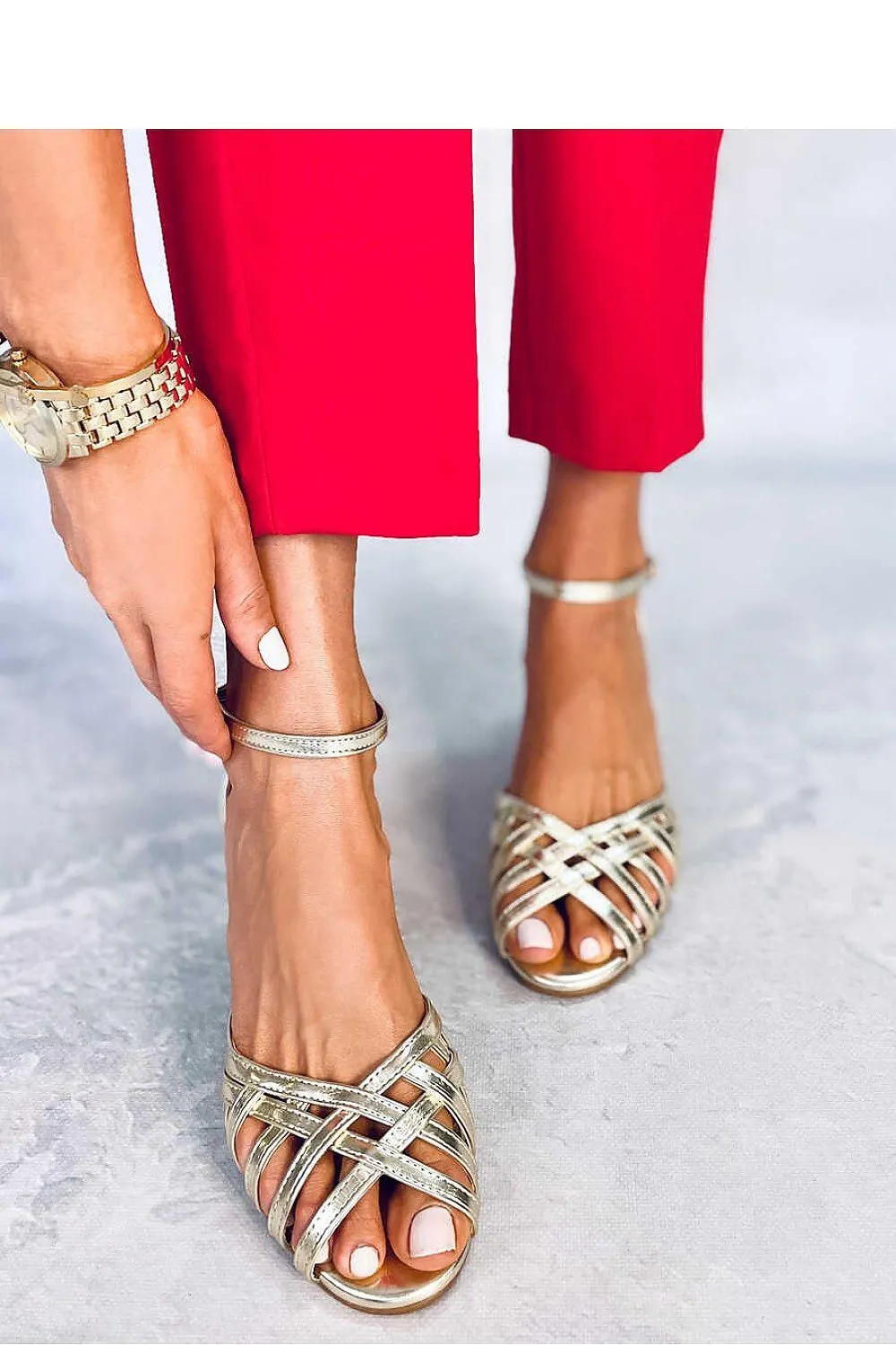 Chic Comfort Heel Sandals Style 177337 Flip Flops From Brazil