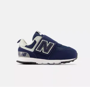 New Balance 574  Hook & Loop Navy with White New Balance 9060 Orange