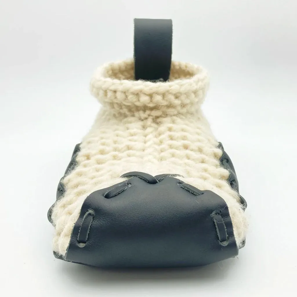 Inexpensive Slippers Chilote House Shoes   Organic Leather   Wool