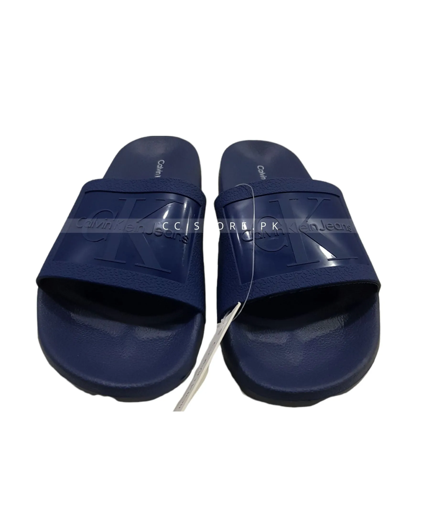 CK Navy Blue Slides Athletic Sandals For Walking
