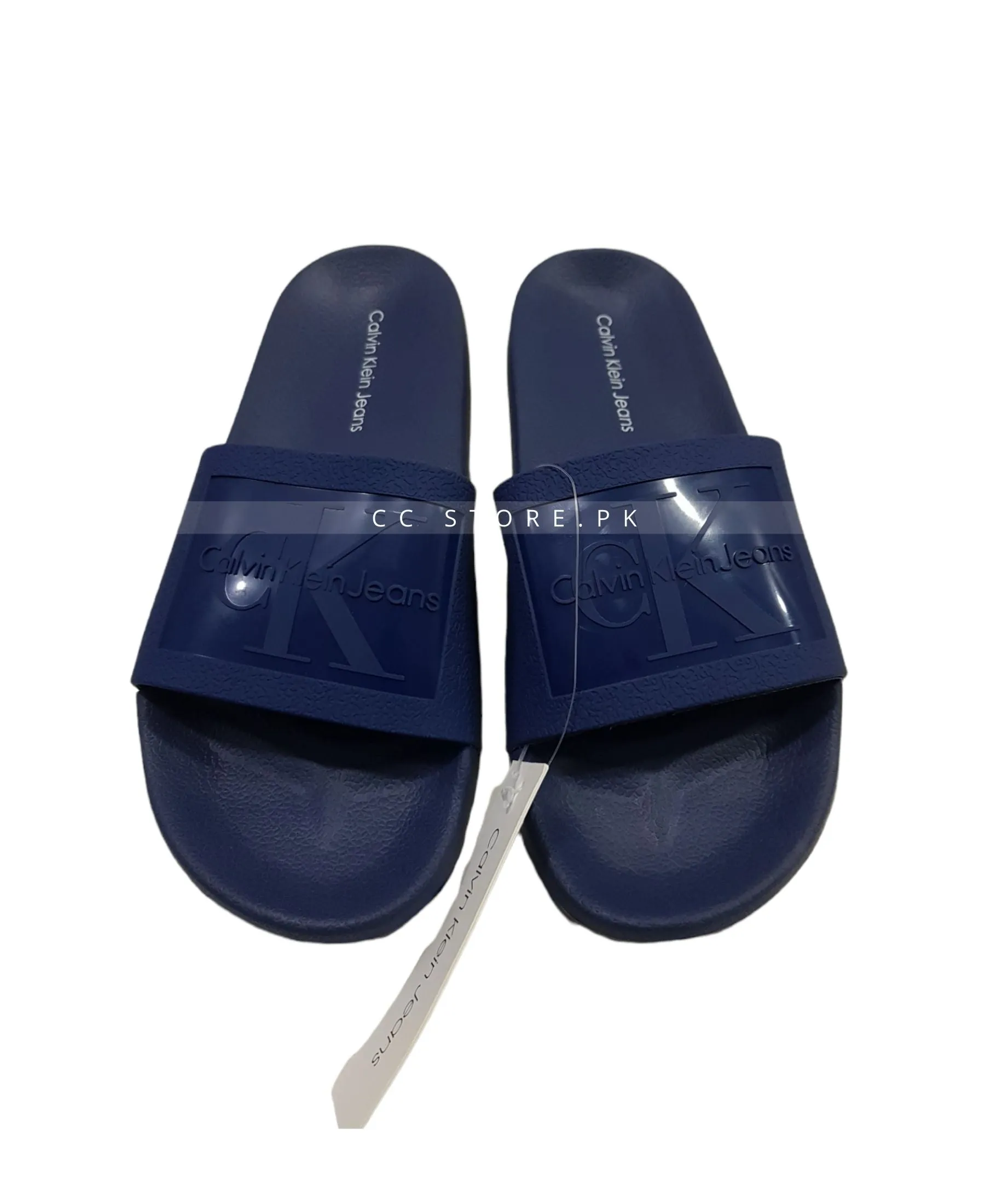 Sandals At Dsw CK Navy Blue Slides