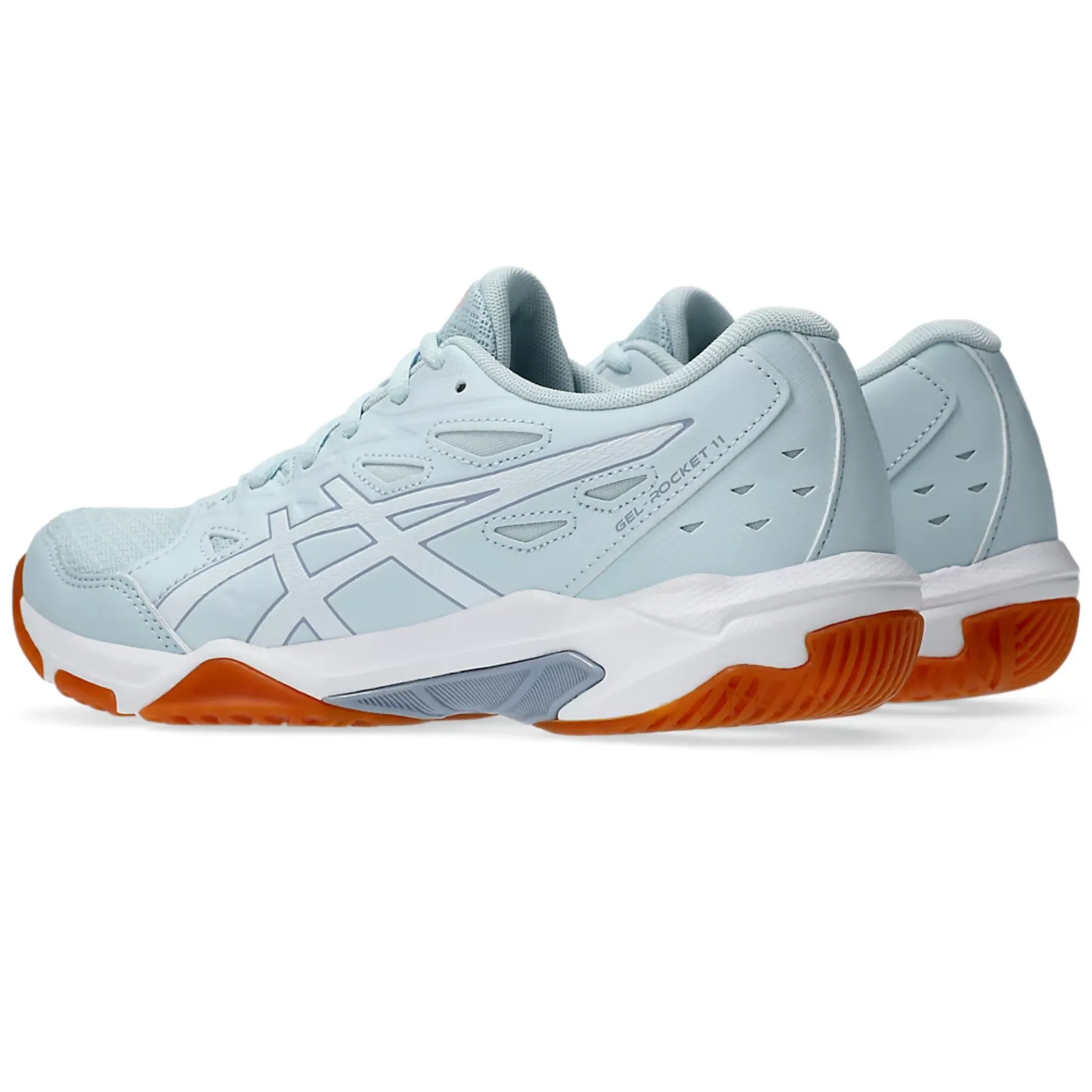 Asics Gel-Rocket 11 Women Multi Court Shoes - Cool Grey/White Asics Touch Rugby Shoes
