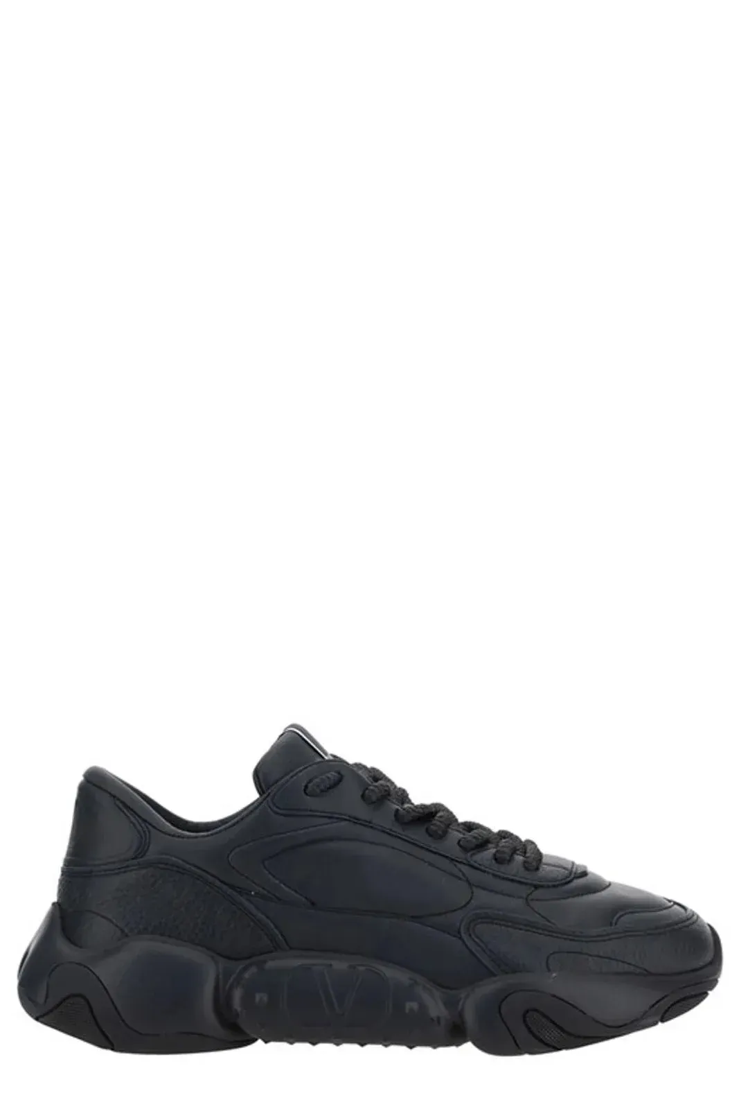 Sleek Sneakers Valentino Elevated Elegance Low-Top Leather Sneakers