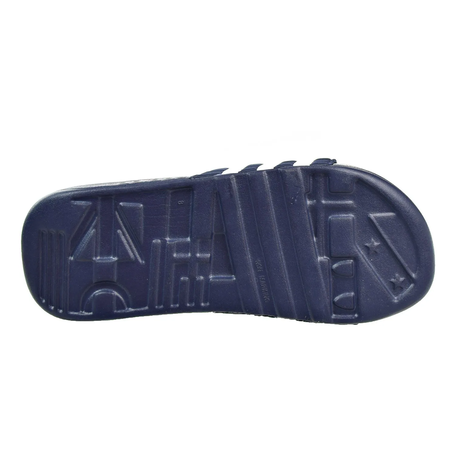 Slippers High End Adidas Adissage Men's Slides Navy/Navy/Running White
