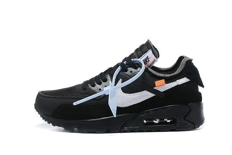 Asics Shoes For Daily Use OFF-WHITE x Nike Air Max 90 'Black' Shoes Sneaker Sale Men Size US 7-11