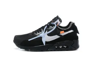 OFF-WHITE x Nike Air Max 90 'Black' Shoes Sneaker Sale Men Size US 7-11 Asics Gt-2000 7 Running Shoes