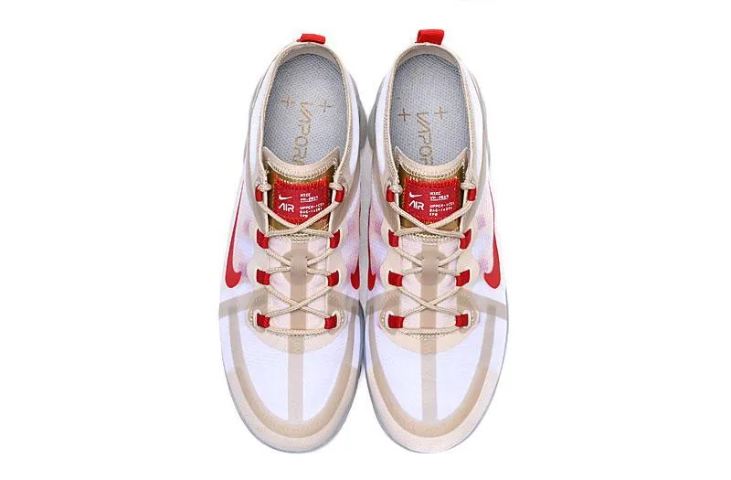 Nike Air Vapormax 2019  'White Red' Shoes Sneakers Men Women Sale Size US 7, 8, 8.5, 9, 10, 11 Asics Cricket Shoes Rubber Spikes