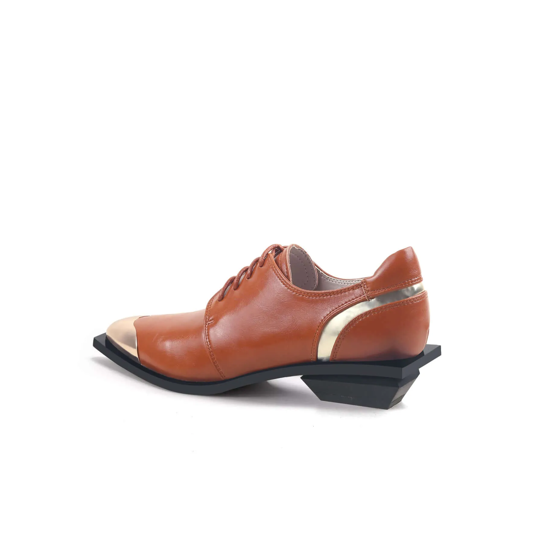 Grand Atlantic Oxford Color Block Low Heel Oxford Shoes