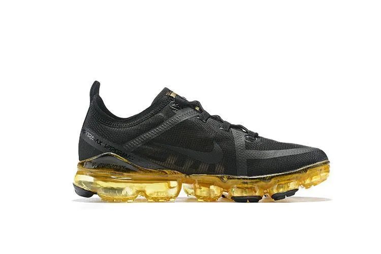 Nike Air Vapormax 2019 'Black Yellow' Shoes Sneakers Men Women Sale Size US 7, 8, 8.5, 9, 10, 11 Asics Tennis Shoes Resolution 9