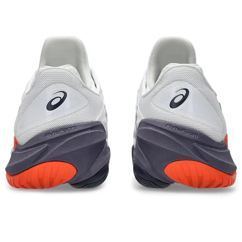 ASICS Men's Court FF 3 Tennis Shoe (White/Greyish Purple) Asics Hyper Sprint 7 Track & Field Shoes