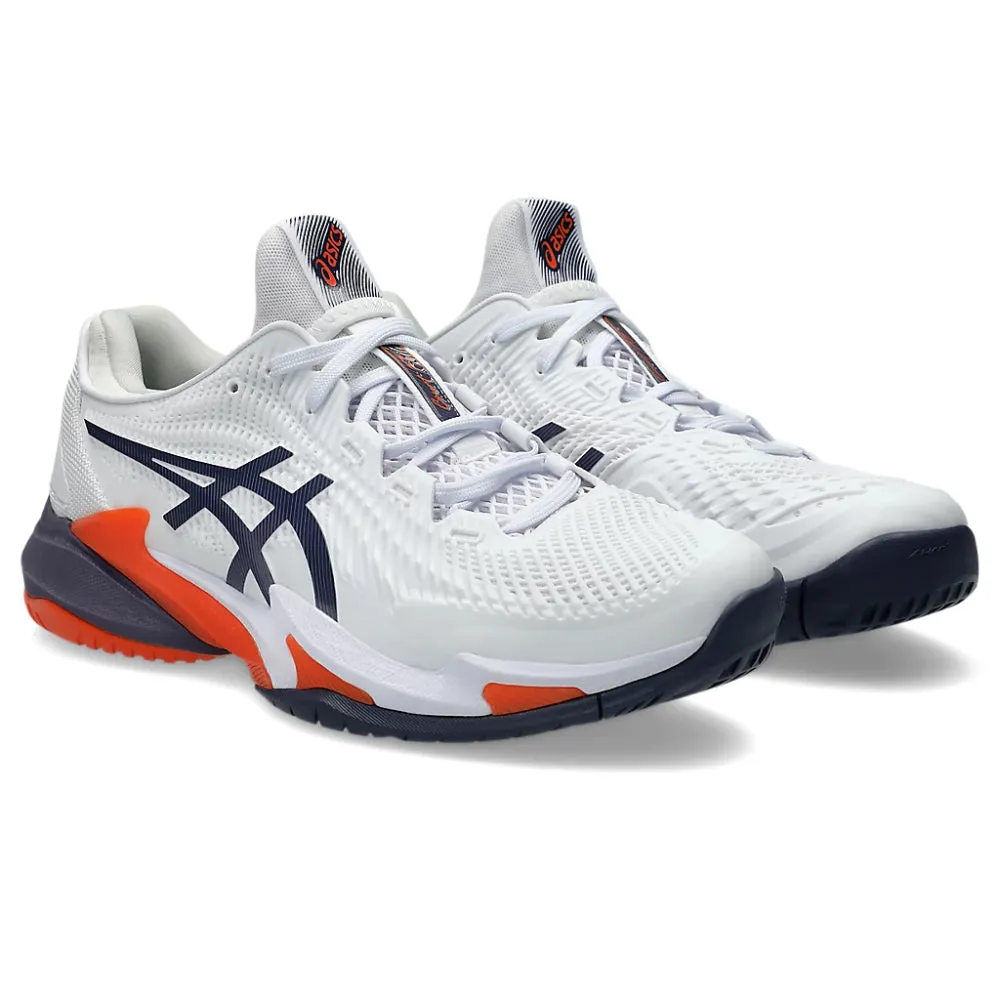 Hideki Matsuyama Asics Golf Shoes ASICS Men's Court FF 3 Tennis Shoe (White/Greyish Purple)