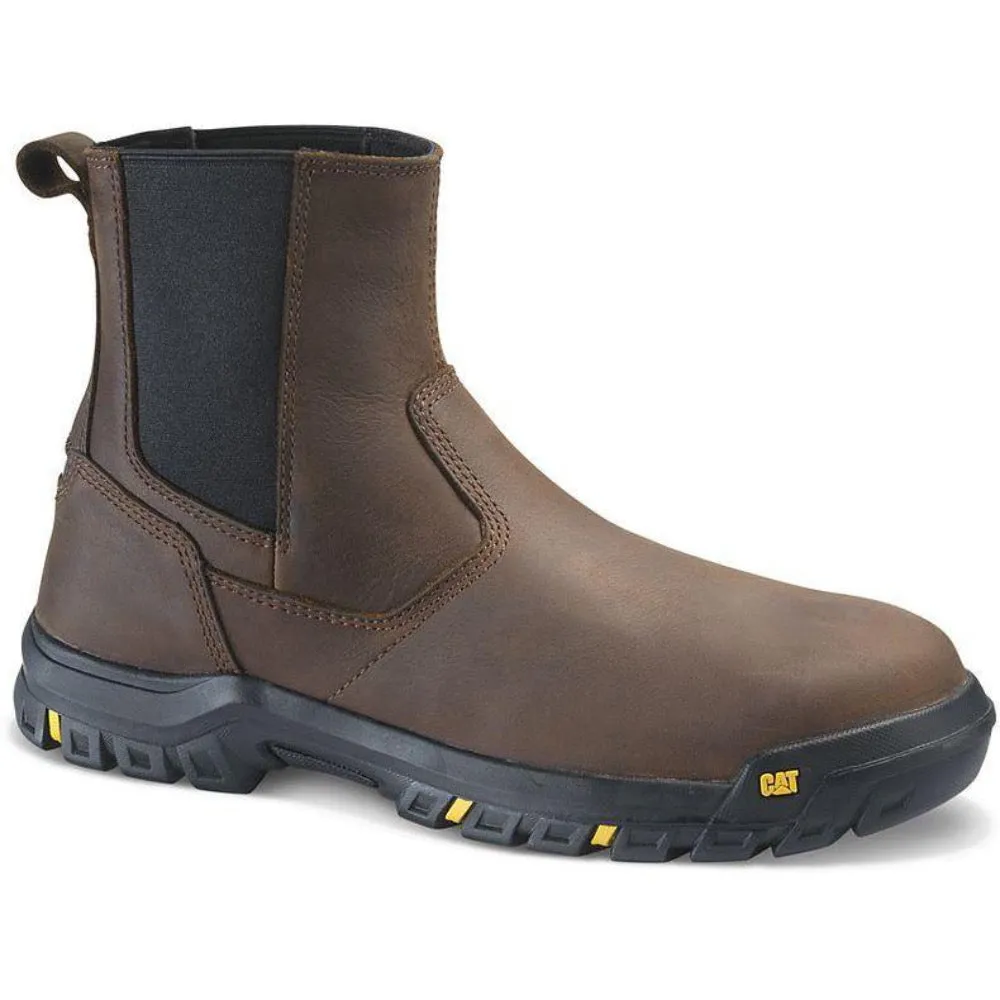 Best Chukka Work Boots CATERPILLAR Men's Wheelbase Steel Toe P91026